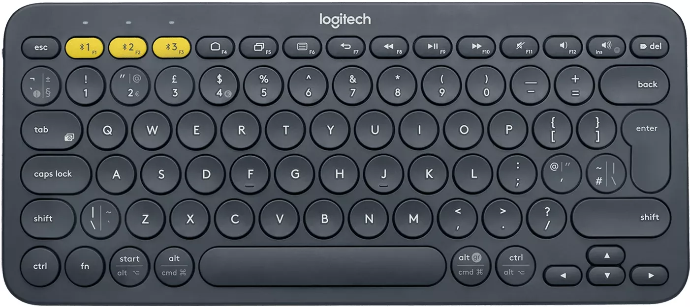 Беспроводная клавиатура Logitech K380 Multi-Device, темно-серый